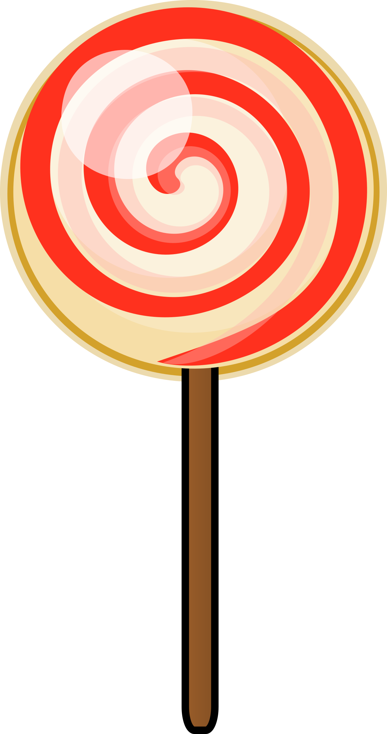 Office Clip Art Striped Lollipop Clipart Free Download - Lollipop Png (1268x2400)