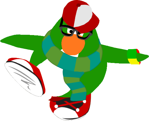 Fake Sprite - Club Penguin Penguin Sprite (519x421)
