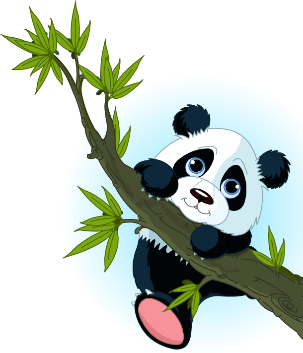 Panda On Tree Shower Curtain (800x800)