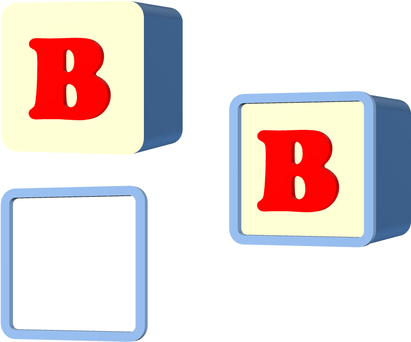 B Block - Alphabet (893x758)