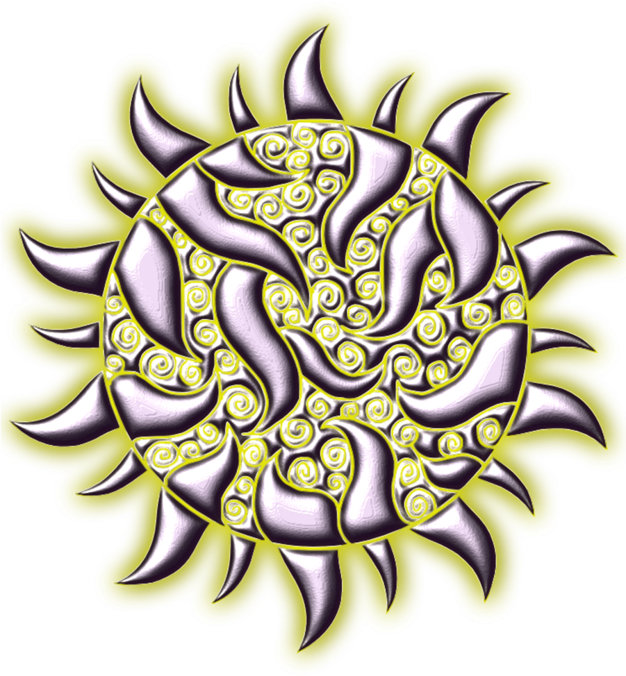 Silverstroller1 Zentangle Doodle Drawing Of Sun By - Illustration (900x1273)