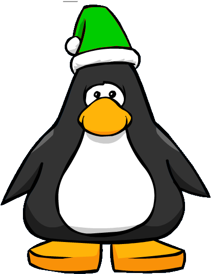 Elf Santa Hat Pc - Club Penguin Police (456x581)