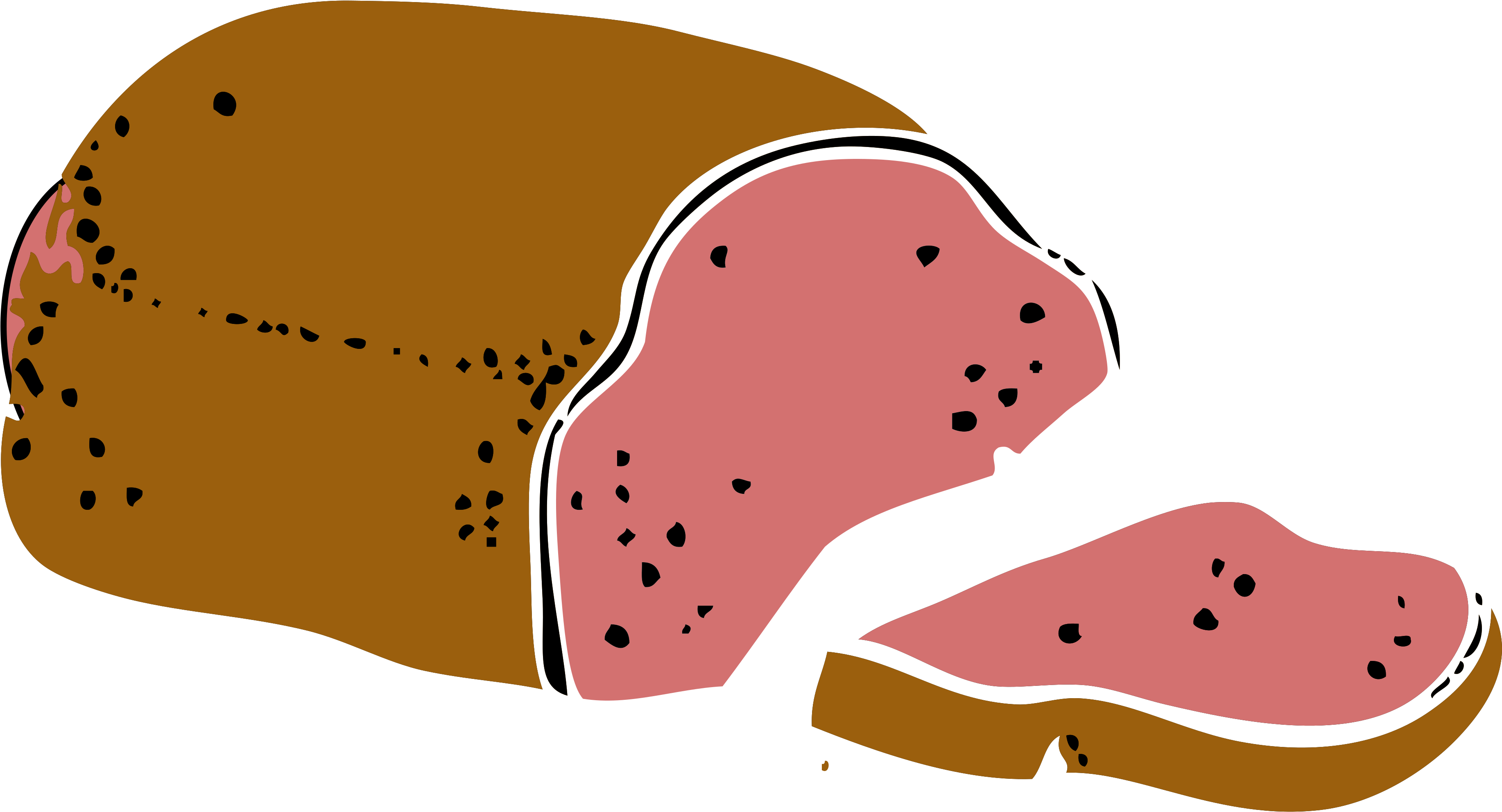 Food Clipart Meatloaf - Meatloaf Clipart (4518x2400)
