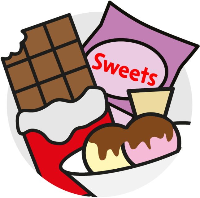 Best 25 Food Clipart Ideas On Mzayat - Sweets And Chocolate Cartoon (800x800)