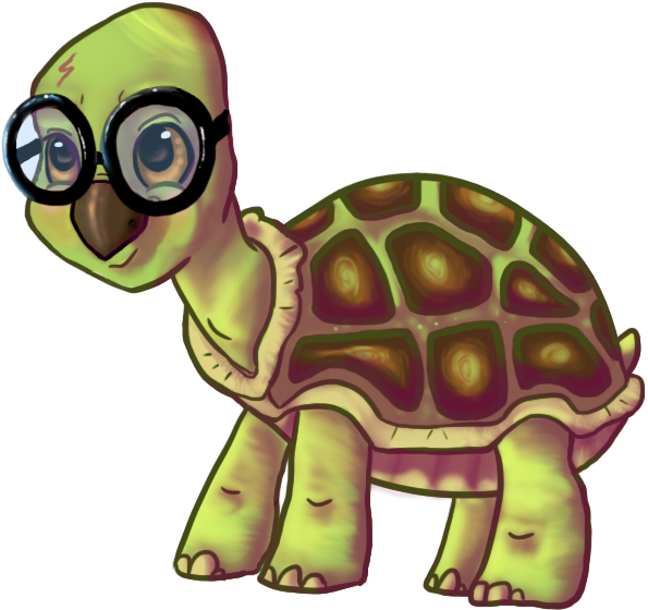 Harry - Sea Turtle With Glasses (700x700)