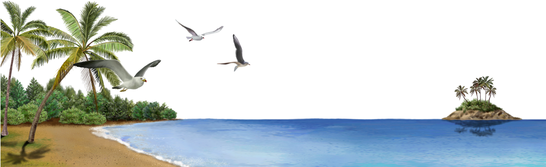 Beach Business Card - Tours And Travels Visiting Card Design (1100x600)