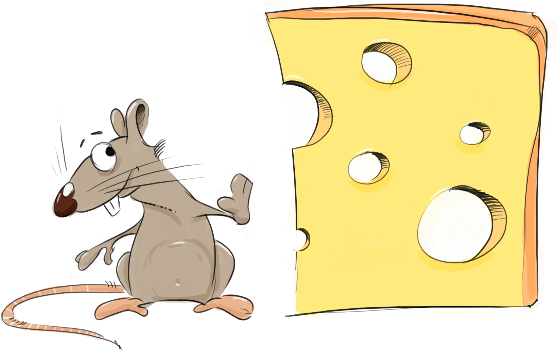 Do Rats Really Like Cheese - Cartoon - (770x350) Png Clipart Download