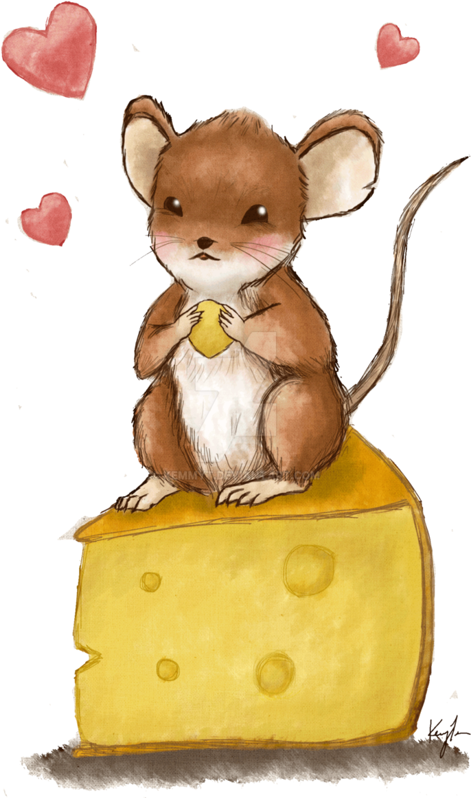 Mice Loves Cheese By Kemmyt - Cartoon (685x1167)