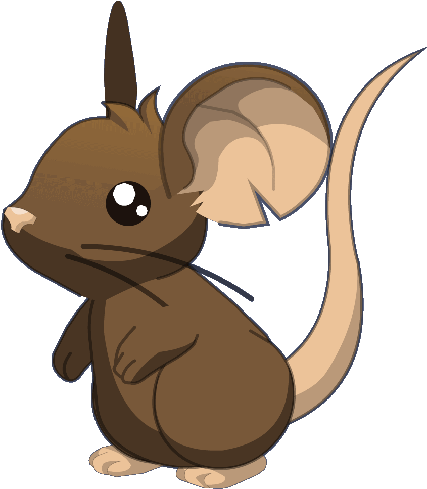 You Play As A Small Mouse Desperately Trying To Get - Transformice Mouse (869x971)