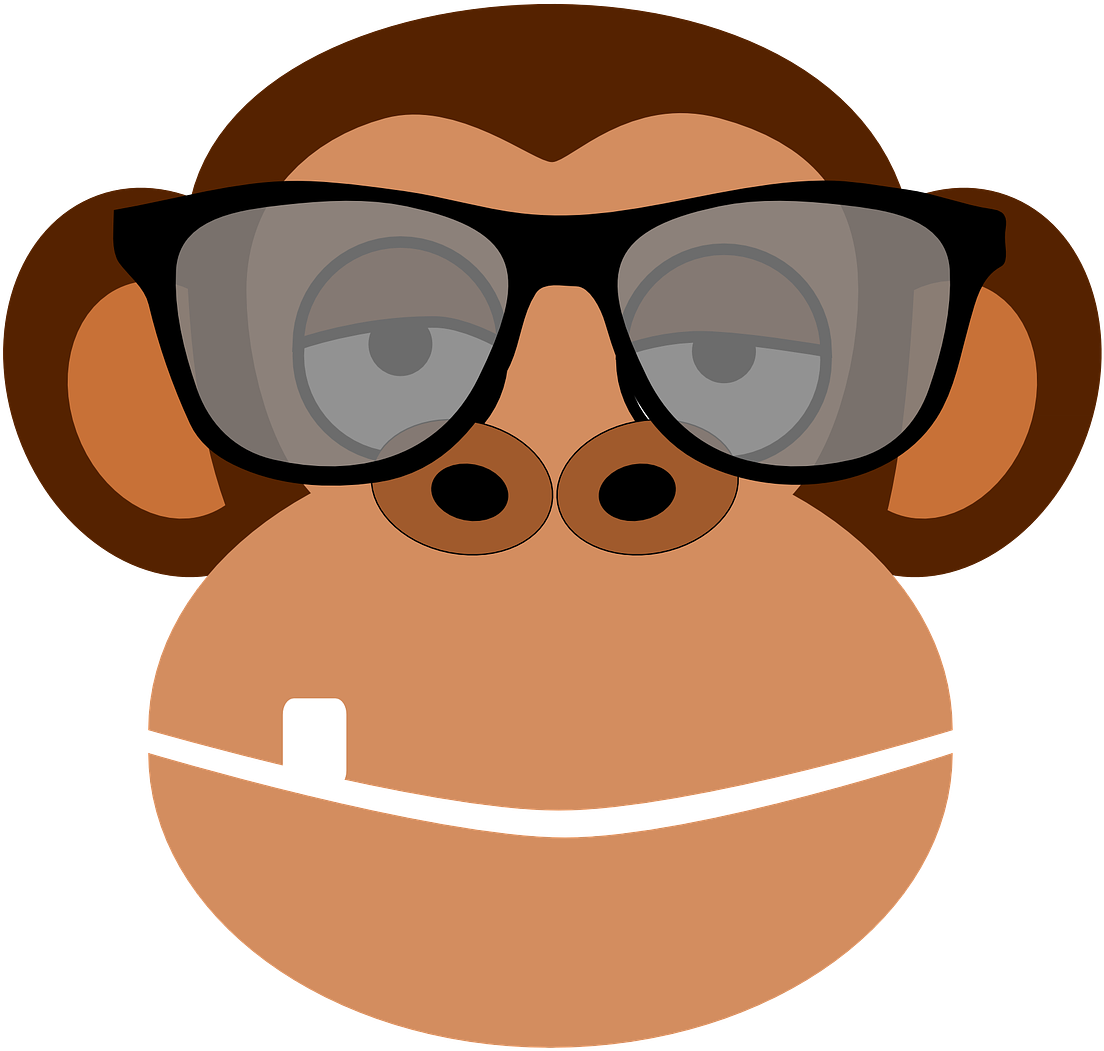 Baby Cartoon Monkeys 13, - Monkey (1280x1097)