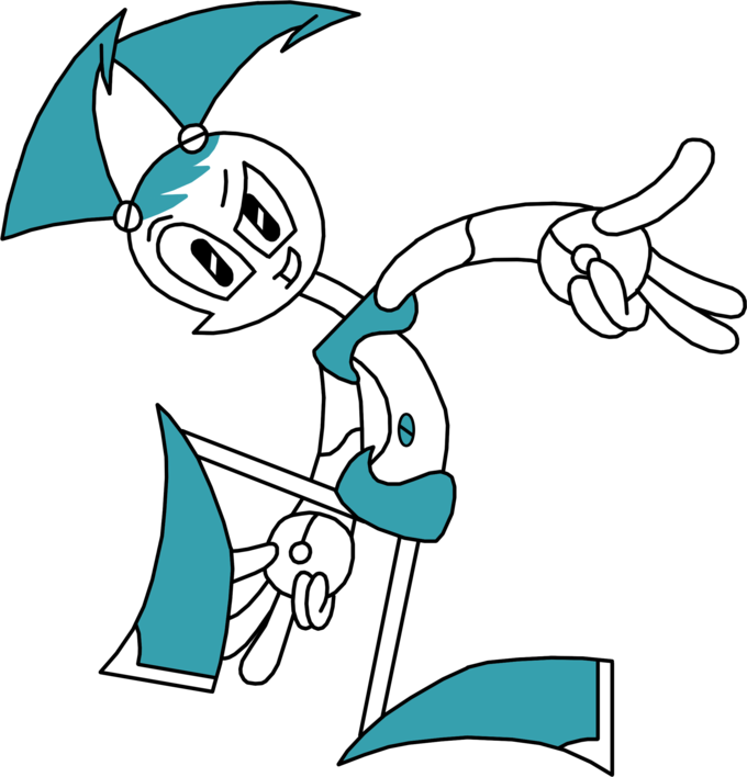 White Line Art Black And White Vertebrate Cartoon Fictional - Jenny's Little Adventure Deviantart (680x708)