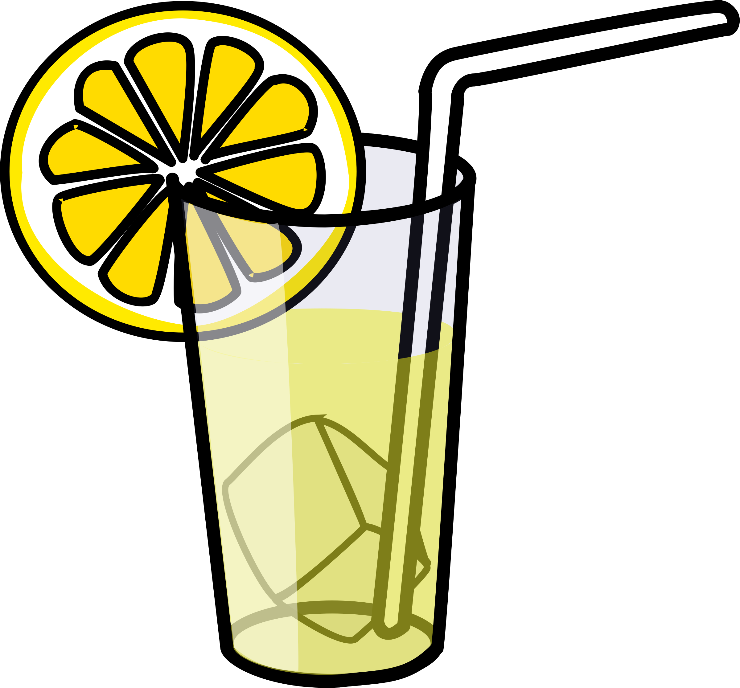 Lemon Juice Cliparts - Drink Clip Art (2400x2232)