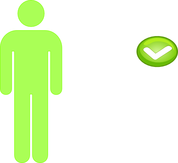 How To Set Use Single Person Icon Light Green Svg Vector - Clip Art (600x551)