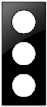 Traffic Light Clipart Black And White - Traffic Light Icon White (512x512)