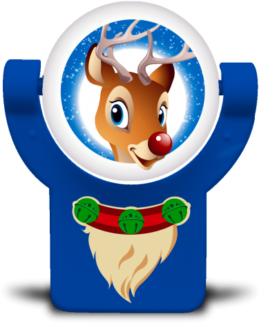 Projectables Reindeer Led Night Light Out Of Package - Cartoon (555x555)