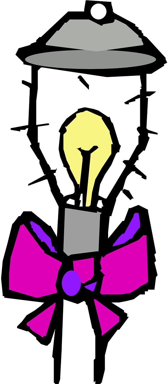 Free Lamp Post - Lamp Post Clip Art (1040x2400)