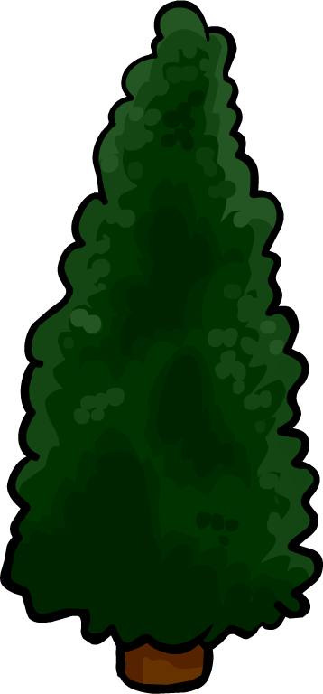 Hedge Tree - Tree Club Penguin (358x768)
