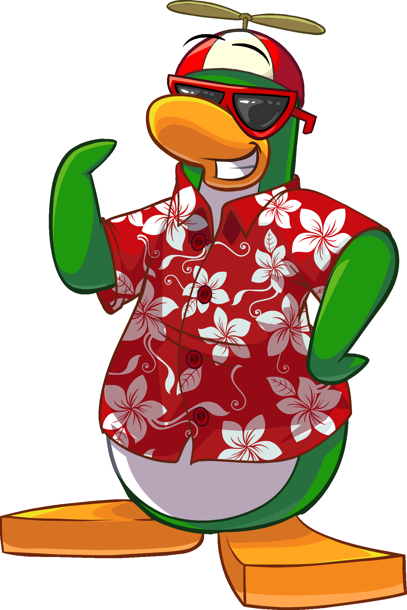 Rookiefair2014 - Club Penguin Rookie Cutout (1384x2072)