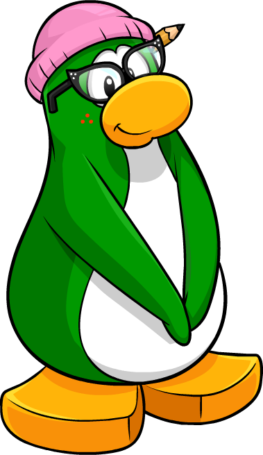 And - Club Penguin Penguin Template (379x655)