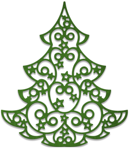 Cheery Lynn Designs Christmas Tree Die Cut Out - Christmas Tree Die Cut (500x500)