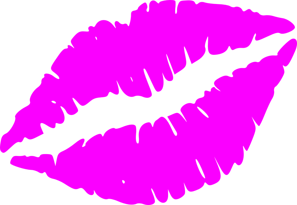 Purple Lips Clip Art At Mzayat - Pink Lips Clip Art (960x665)