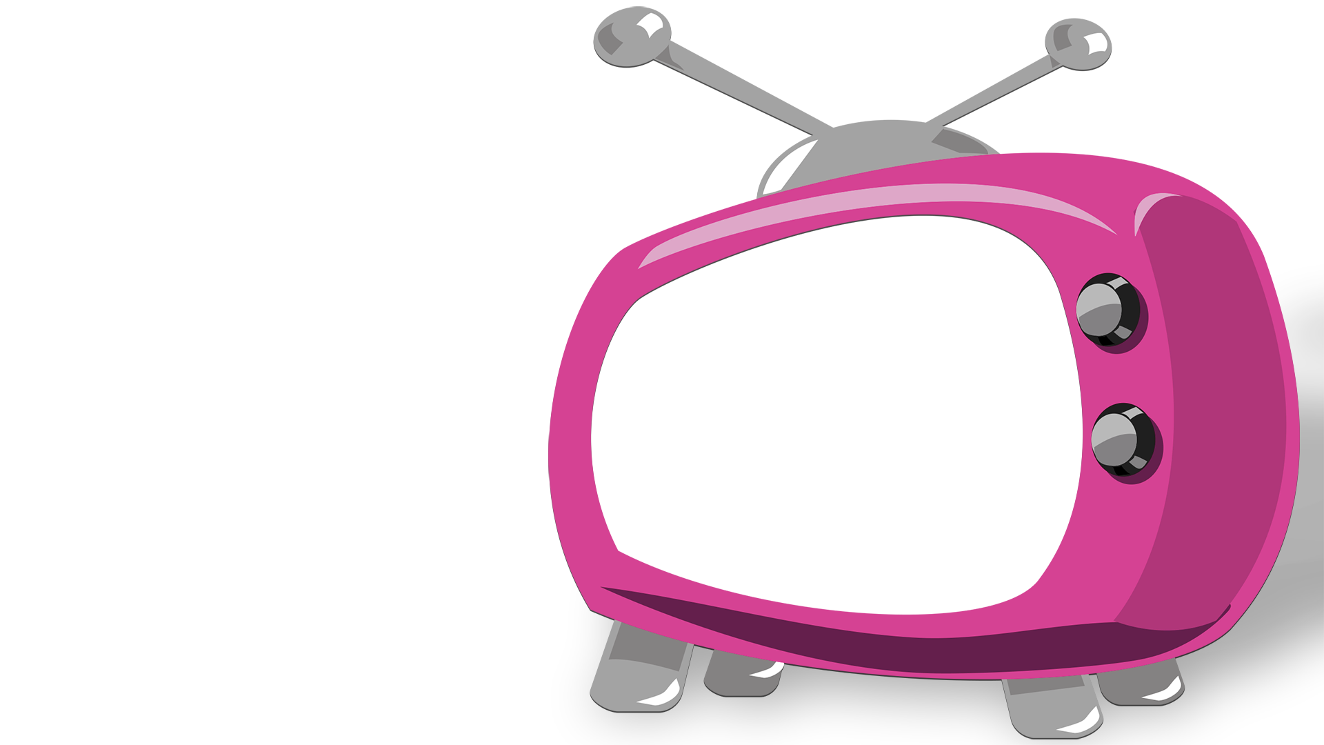 Computer Screen Clipart Monitor Clipart Coloured Plant - Television (1920x1080)