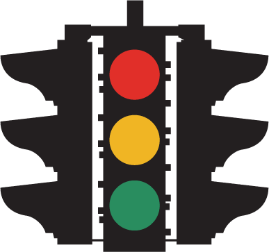 Drivers, Pedestrians, And Bicycle Riders Must Obey - Traffic Light Sign (387x363)