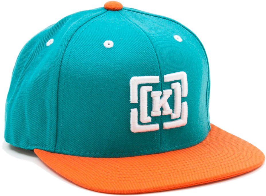Baseball Cap Png Icon - Kr3w Team Brackets Snapback - Tea (1000x1000)