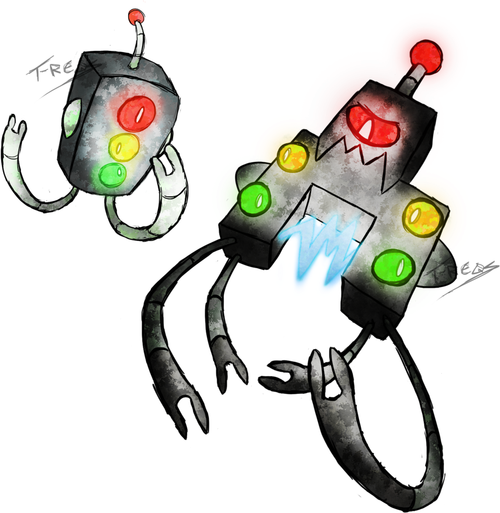 Traffic Light Fakemon By T-reqs - Light Fakemon (1024x1052)
