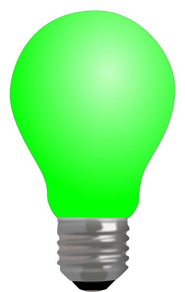28 Collection Of Green Light Bulb Clipart - Super Mario Fire Flower (378x597)