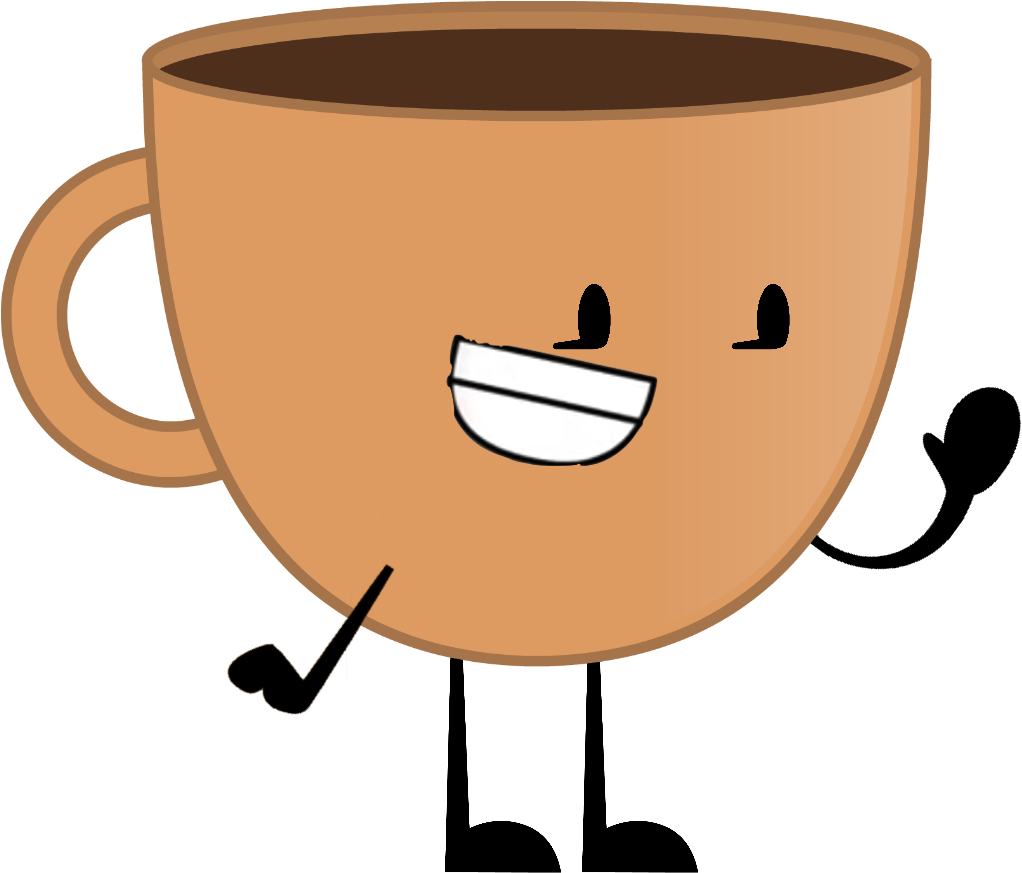 Object Terror Coffee Cup - Cartoon Coffee Cup Png (1028x881)