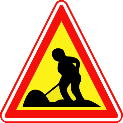 Korean Traffic Sign - Pedestrian Clipart (395x394)