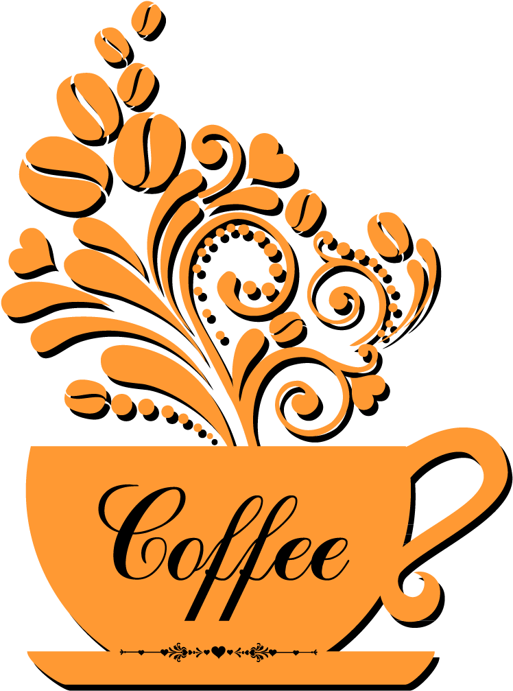 Coffee Cup Cafe Logo - Hinh Vector Ca Phe (1134x1134)