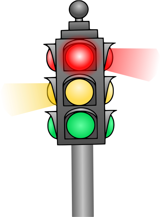 How To Set Use Traffic Light 4 Svg Vector - Clip Art Traffic Light (636x900)