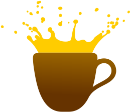 Vector Fashion Coffee Cup Logo Download - Coffee Cups Logo Design (389x346)