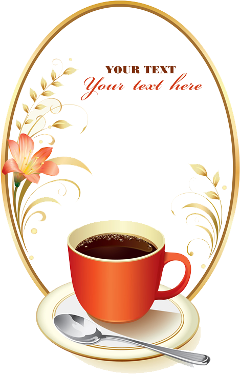 Coffee Latte Espresso Cafe European Cuisine - Cup Photo Frame (550x777)