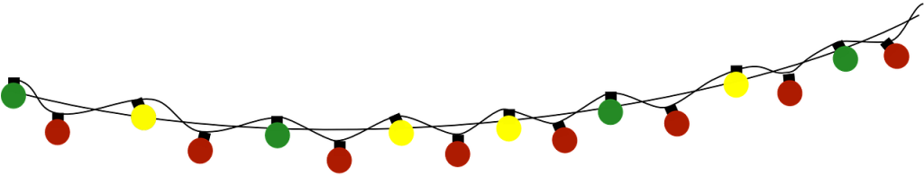 Nonsensical Christmas Lights Strand Half Out London - String Of Christmas Lights Transparent (1024x512)