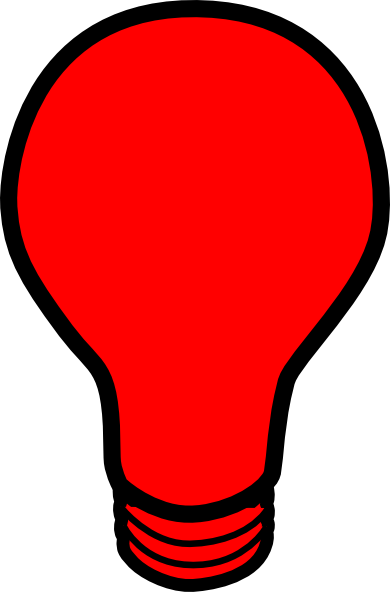 Clipart Info - Red Light Clip Art (390x592)