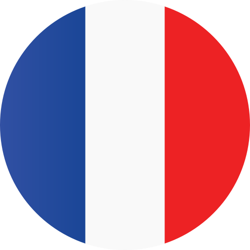 France Flag Free Png Image - French Flag In A Circle (512x512)