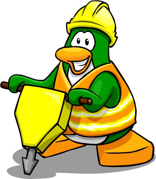 Club Penguin Nation - Club Penguin Construction (528x608)