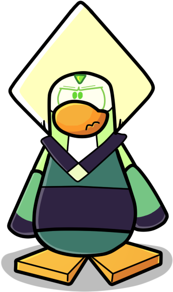 Peridot Penguinfied By Biel102 - Club Penguin Bill Cipher (368x602)
