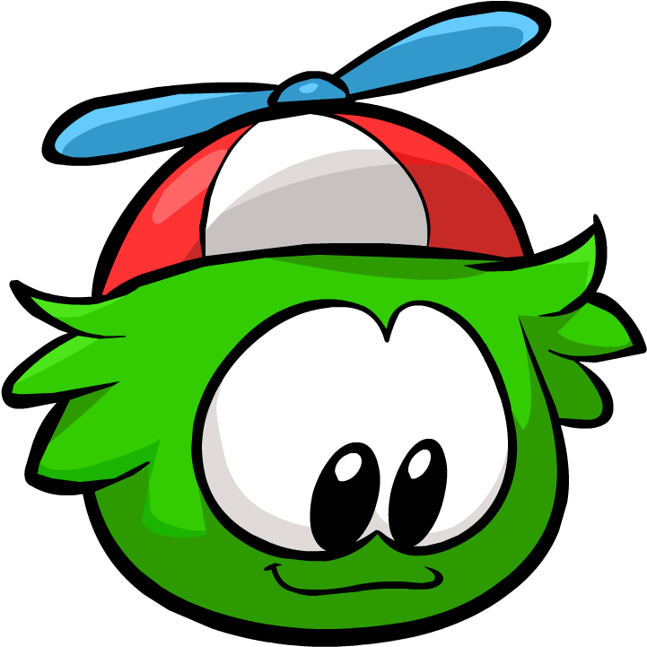 Club Penguin Wiki - Green Puffle (856x834)