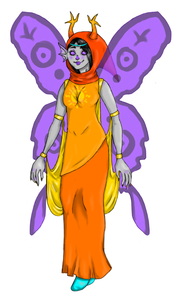 Muse Of Light Request W/out Background By Puffyshirt - Muse Of Light Homestuck (761x1051)