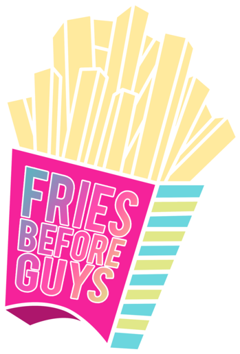 Fries Before Guys By Rosemoji - French Fries (363x540)