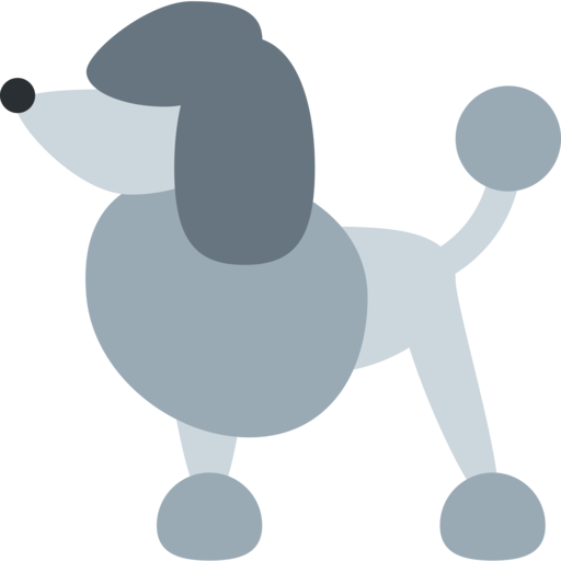 Twitter - Poodle Emoji (512x512)
