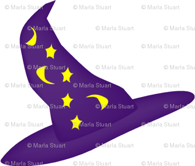 Halloween Clip Art Wizard Hat Free Harry Potter - Pun Names For Pokemon (400x340)