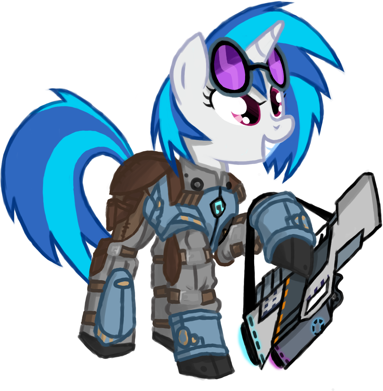 Gears Of War 3 Gears Of War 4 Derpy Hooves Pony Rarity - Gears Of War Pony (1400x1400)
