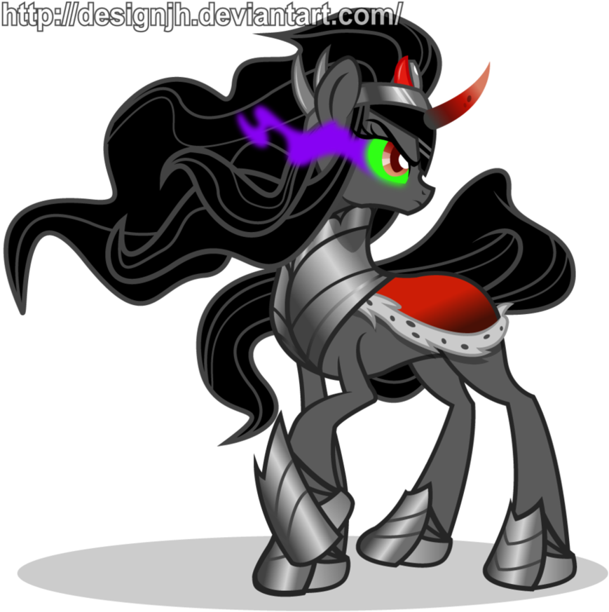 Fanmade Queen Sombra - My Little Pony Queen Sombra (888x900)