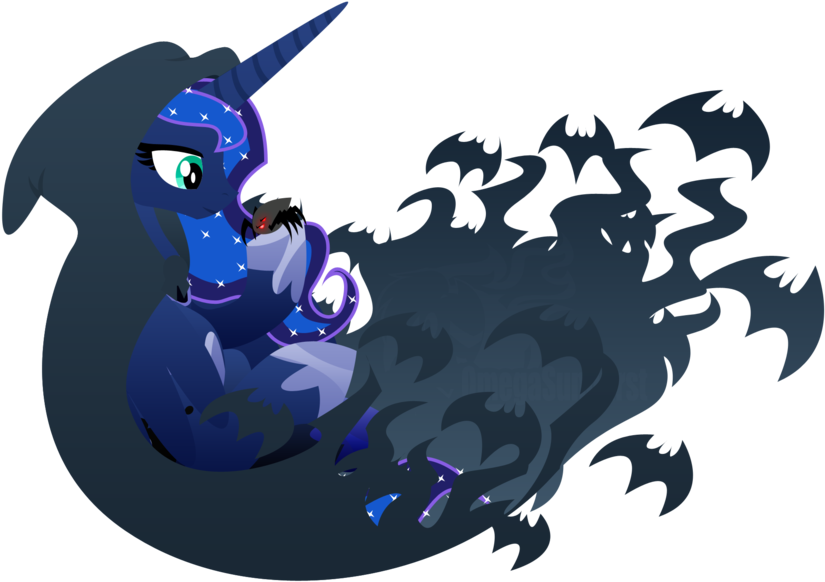 Luna By Omegasunburst - My Little Pony Princess Luna Love (900x672)