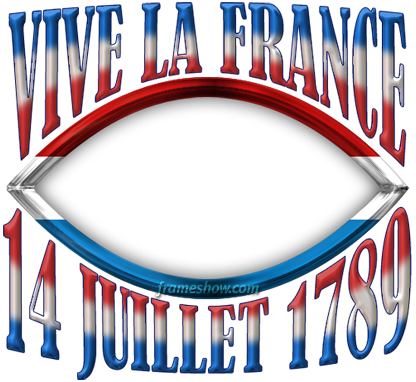 Photo Frame Show - Vive La France 14 Juillet (416x382)